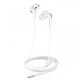 Дротові навушники HOCO M101 Pro Crystal sound wire-controlled with mic 3.5mm White